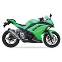 Vorschaubild IXIL Hexoval Evolution Edelstahl gebuerstet Kawasaki Ninja 250-300 R