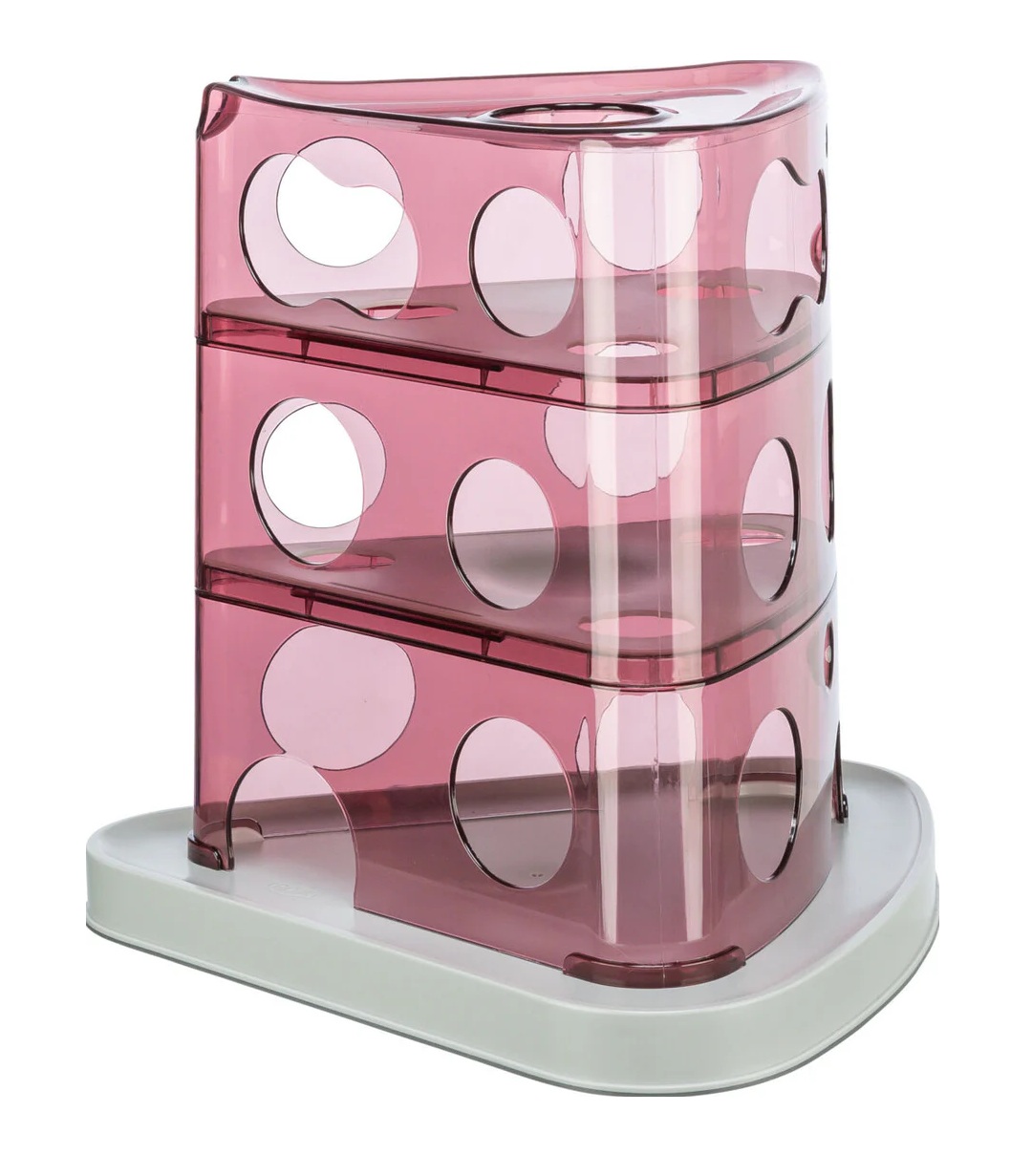 TRIXIE Cat Activity Cheese Tower, Kunststoff, ø 32 × 32 cm