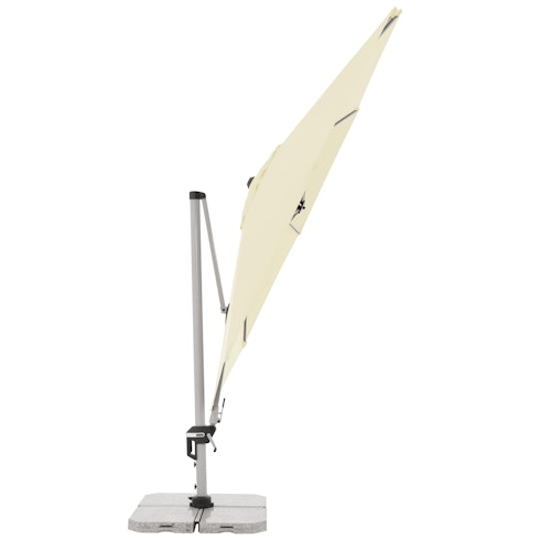 doppler Pendelschirm ACTIVE 370, Aluminium Grau / 100 % Polyester 200 g/m²