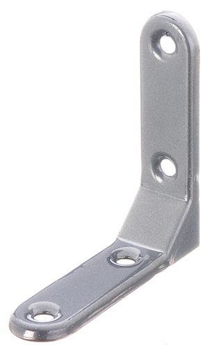 Alberts® Zierwinkel geprägt aluminiumgrau kunststoffbeschichtet  75x75x20 mm