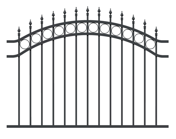 Alberts® Zaunfeld Bordeaux Anthrazit