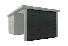 Wolff Finnhaus Seitenwand Terrasse 24 für Premium Metall GartenhäuserZubehörbild