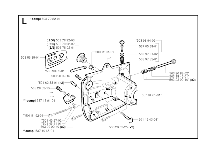 Husqvarna Kettensägen 20051000001 336