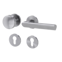 Vorschaubild Griffwerk Wechselgarnitur VAYA 137 TRI fast2fix Fast2Fix GK3 Rosetten rund Knopf R2 Edelstahl matt R