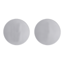 Vorschaubild Griffwerk PIATTA -Edelstahl matt Rosettenpaar rund -Klebetechnik -Blind