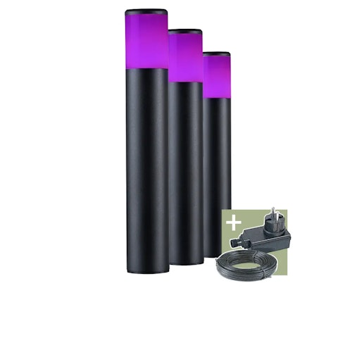 Ludeco Stehleuchten-Set Ivan SMART (3er-Set)