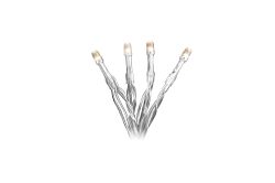 Konstsmide Weihnachtsbeleuchtung  LED Lichterkette 10 warmweiße Dioden