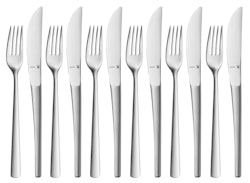 WMF Dessert-/ Frühstücksbesteck-Set 12-teilig Corvo Cromargan protect®