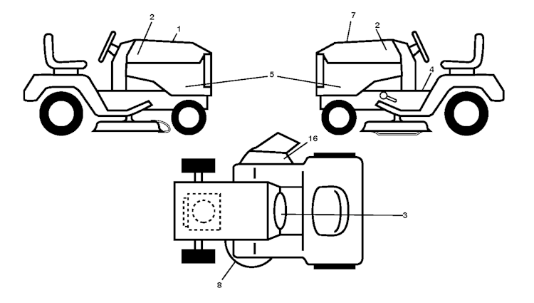 Husqvarna Gartentraktoren 96048006801 YTA19K42