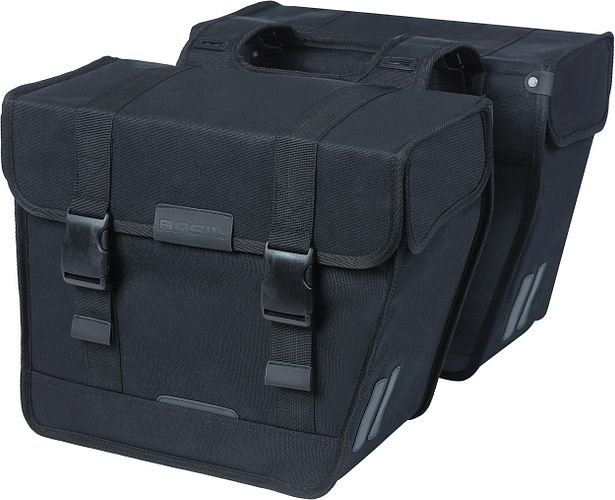 Basil Doppeltasche Kavan Eco Classic schwarz 46 l