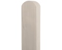 Vorschaubild BM Zaunpfosten 90 x 90 mm vierkant Douglasie Kopf gerundet farbig