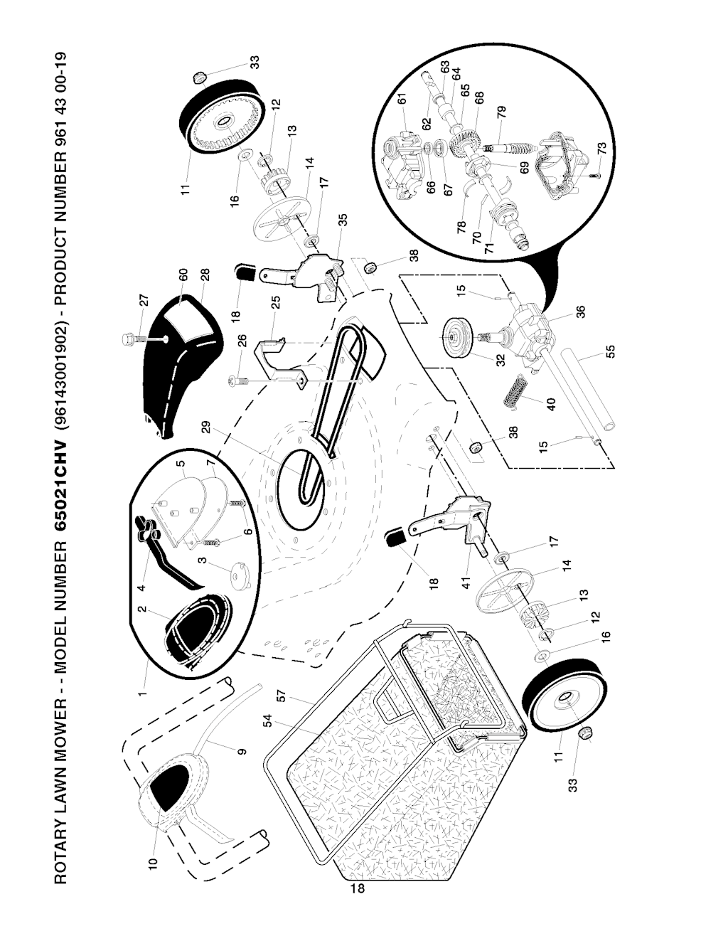 Explosionszeichnung Ersatzteile