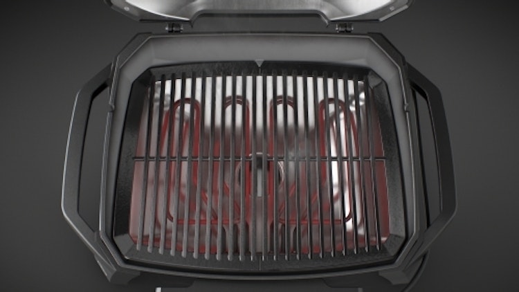 Weber Elektrogrill PULSE 2000 mit Rollwagen