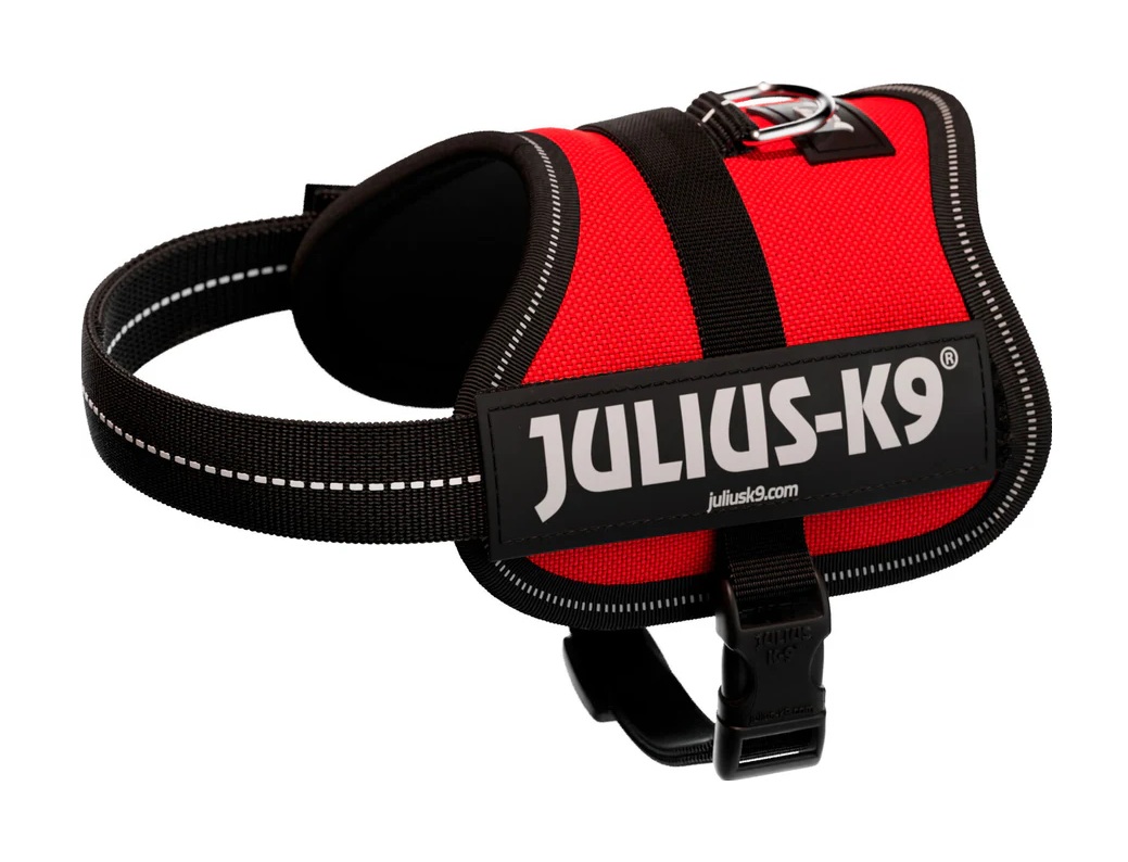 TRIXIE K9®Powergeschirr®, S/Mini: 51–67 cm/28 mm, rot