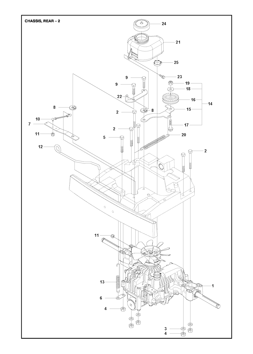 Explosionszeichnung Ersatzteile