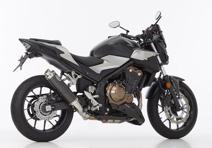 HURRIC SLIP-ON Schalldämpfer Supersport Carbon für HONDA CB500F,CB500X,CBR500R