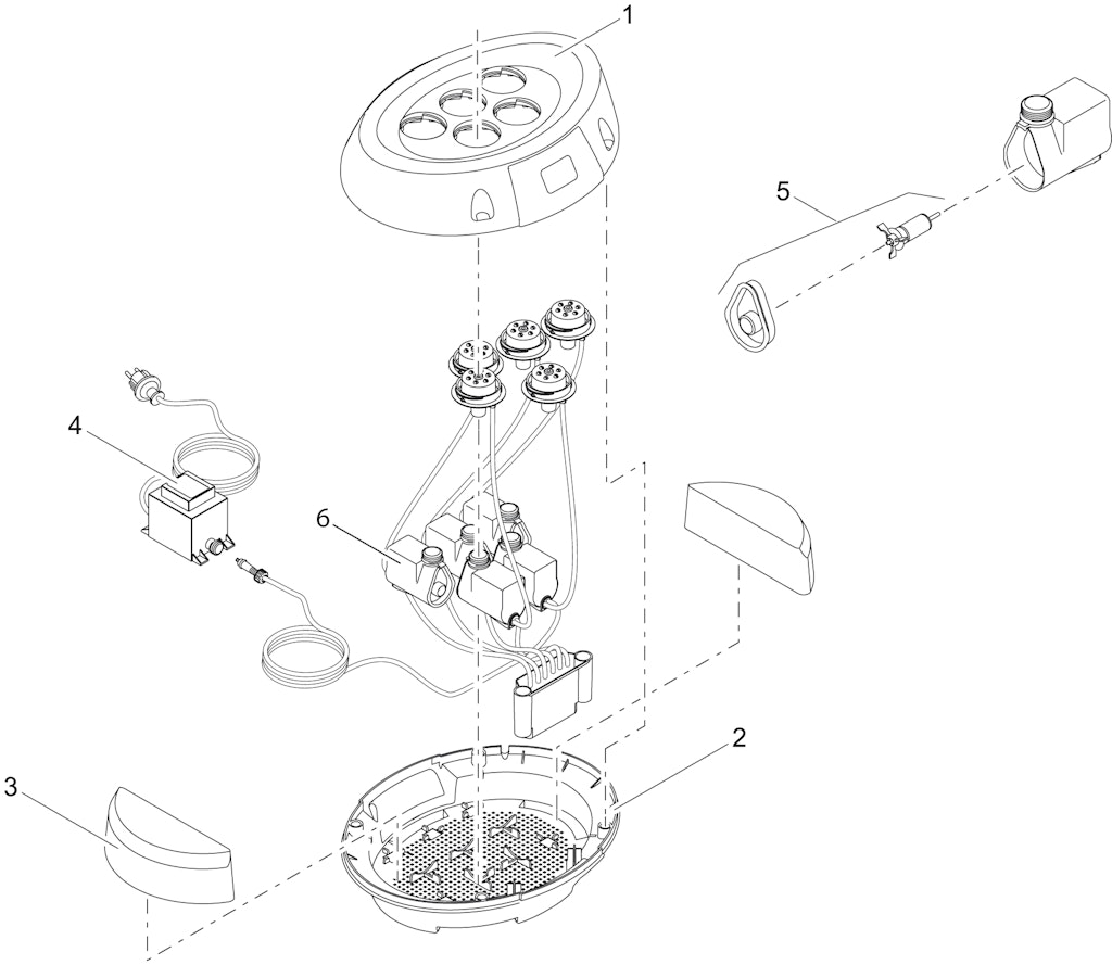 Explosionszeichnung Ersatzteile