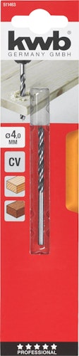 kwb Holzbohrer 2-F  4,0 mm SB 511464
