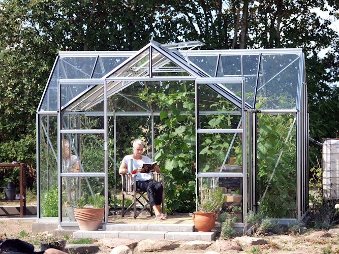 Vitavia Gewächshaus Sirona/Sirius Orangerie inkl. 4 Dachfenstern - 13,0 m²