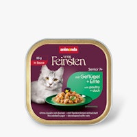 animonda Vom  Feinsten Senior Geflügel+Ente in Sauce 32 x 85g Katzennassfutter