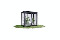 SunElements Design Gewächshaus SunGarden Infinity mit Photovoltaikdach 2.1 anthrazit-metallic, Wand/Dach: 6mm Acrylglas klar