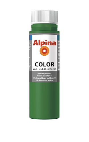 Alpina COLOR Voll- und Abtönfarbe Jungle Green 250 ml seidenmatt