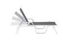 Kettler Stapelliege BASIC PLUS, Aluminium Silber / Outdoorgewebe Anthrazit - Sonderaktion