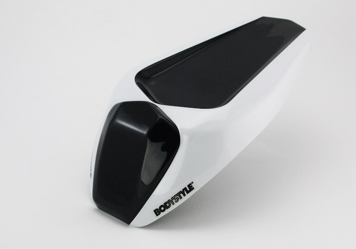 BODYSTYLE Sportsline Sitzkeil ABS Kunststoff weiß/schwarz für KAWASAKI Z900, Z900 (70 kW)