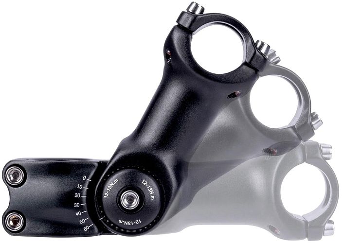 CONTEC Vorbau Lida 110 mm schwarz 110​, mm lang, 31, 8 mm Lenkerklemm