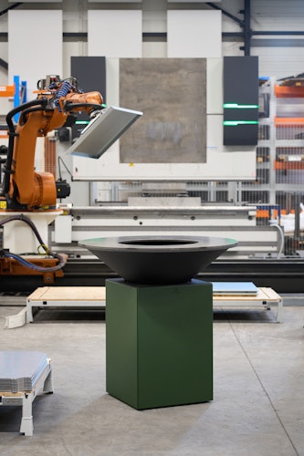 OFYR Plancha Grill 10th Anniversary Edition Chrome Green 100