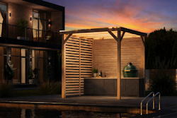 Karibu WM Pavillon Außenküche (231 x 231 cm - Größe M)