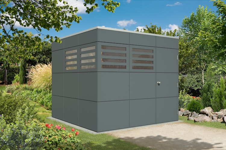 Skan Holz CrossCube Gartenhaus Brisbane 3