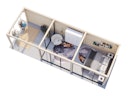 Palmako Pavillon Bianca 24,9 m² Set 217 Slide - 28 mm