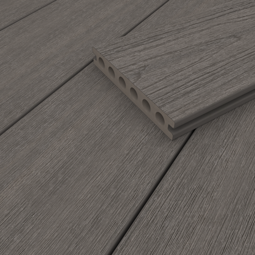 NewTechWood Deluxe Vintage WPC-Terrassendiele Hohlkammer Silver Gray  23 x 138 mm