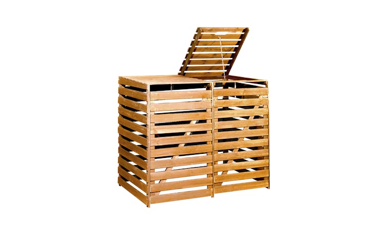 Weka Mülltonnenbox für 2 od. 3 240 Liter Tonnen 