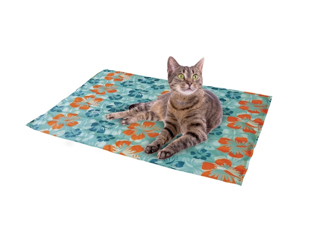 NOBBY Kühlmatte "Flower" L: 90 x 70 cm