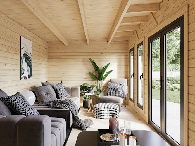 Palmako Gartenhaus Aurelia 19,2 m² - 44 mm