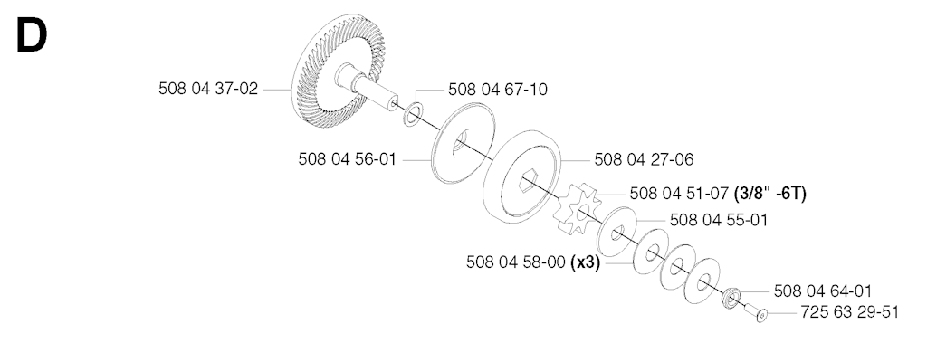 Explosionszeichnung Ersatzteile