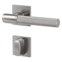 Vorschaubild Griffwerk VAYA 136 ARIS fast2fix Fast2Fix Rosetten eckig WC Samtgrau