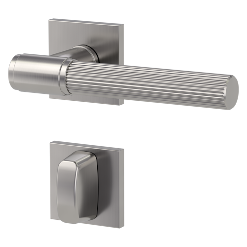 Griffwerk VAYA 136 ARIS fast2fix Fast2Fix Rosetten eckig WC Samtgrau