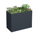 T&J ELKE Metall Hochbeet 100 x 50 x 77 cm Anthrazit 