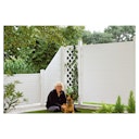 Vorschaubild T&J LIGHTLINE KS-Zaun Ranki Ecke rechts 90 x 180/90 cm, weiß