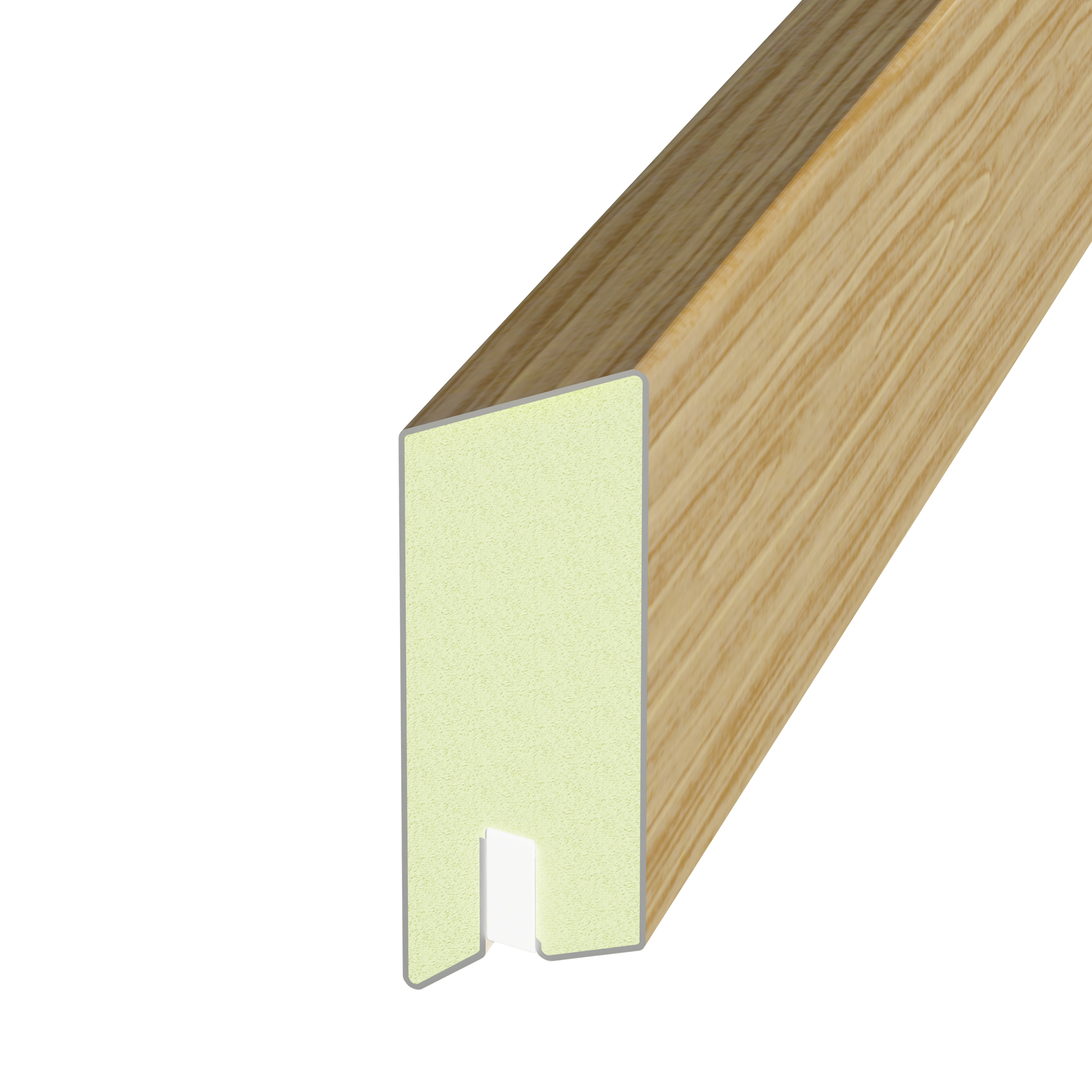 TraumGarten SYSTEM Rhombus Lichtleiste lärche 179 x 6 x 2