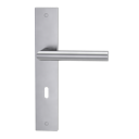 Vorschaubild Griffwerk Türgriff LUCIO Langschild- Edelstahl matt