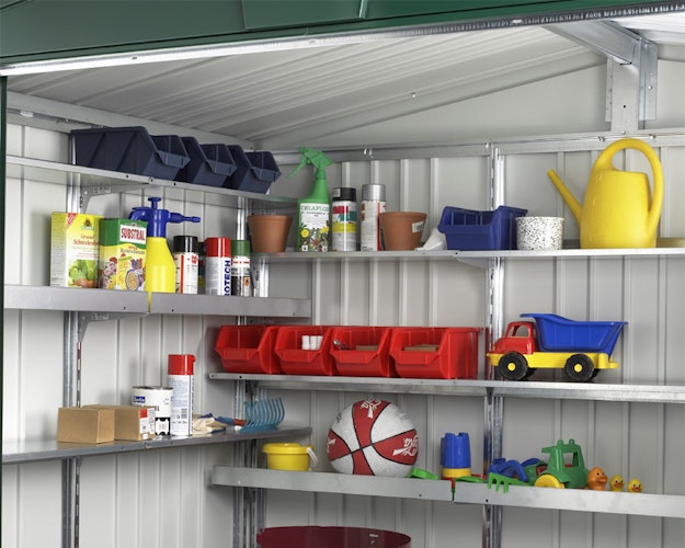 Regalsteher für Biohort Gerätehaus Europa und Geräteschrank (2 Stück Packung, nicht passend für Highline, Panorama, Avantgarde)