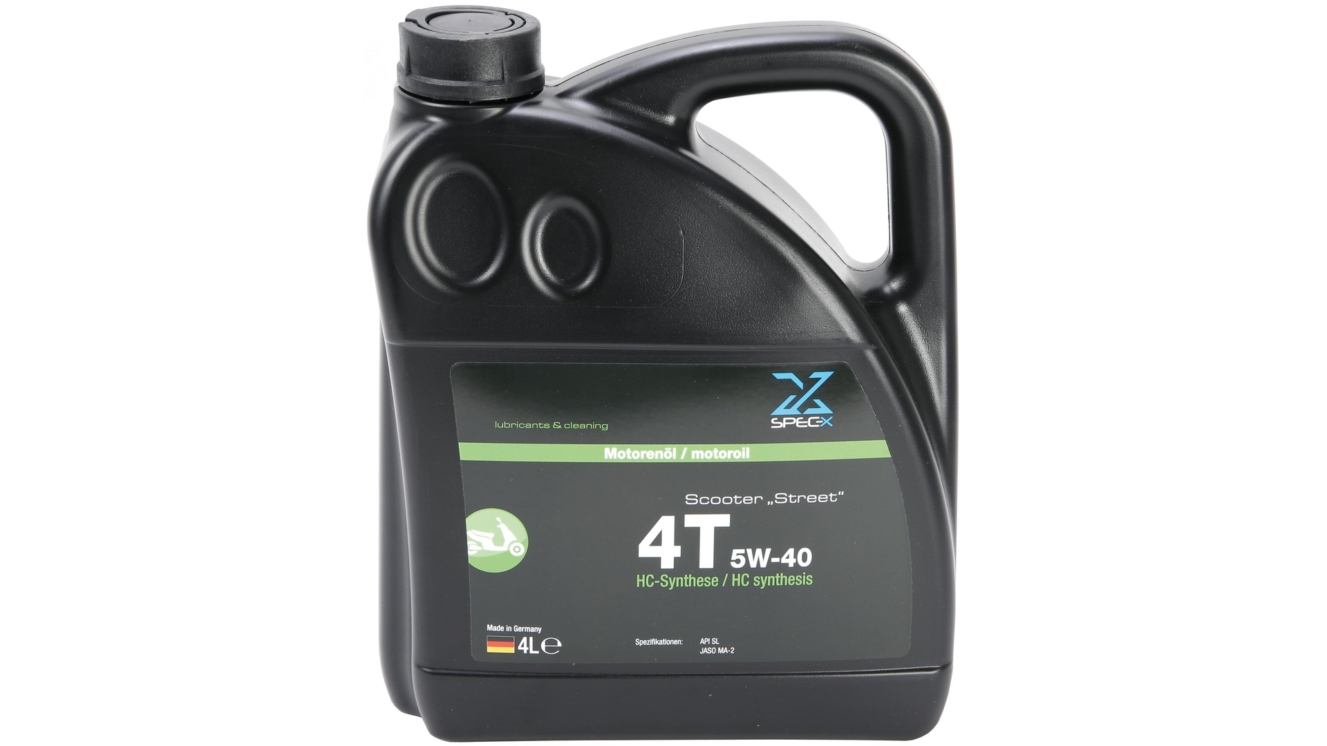Spec X Motoröl Scooter 4T Street 4 Liter 5W-40 HC-Synthese