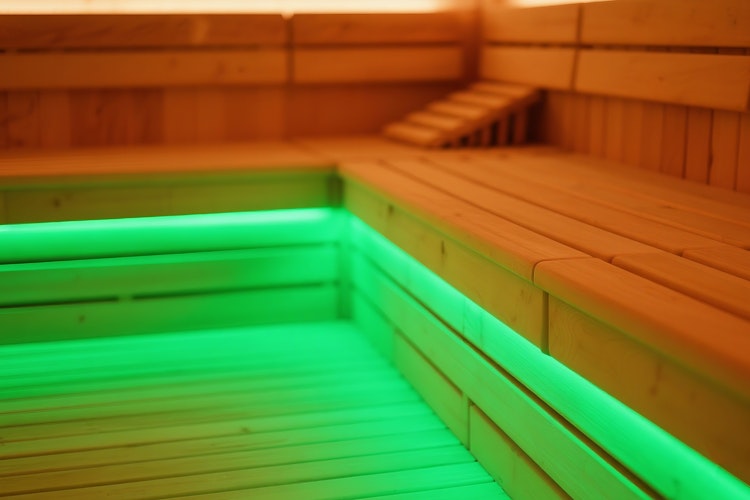 Karibu LED-Lichtband Set für Innensaunen (400 cm Länge)
