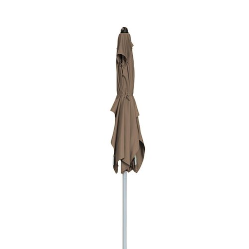 doppler Mittelmastschirm ACTIVE 300 x 200 Auto-Tilt, Aluminium Silber / Polyester 180 g/m²