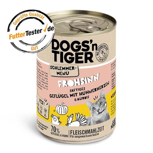 Dogs'n Tiger 400g Dose Katzenassfutter