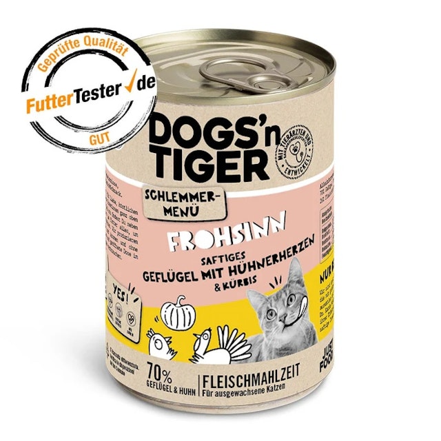 Dogs'n Tiger 400g Dose KatzenassfutterVorschaubild